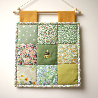 Patchwork Wall Hanging "Springtime Garden"