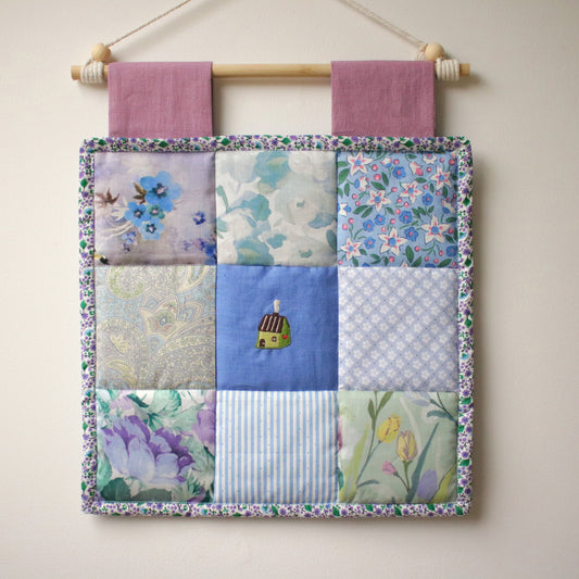 Patchwork Wall Hanging "Spring Breeze"