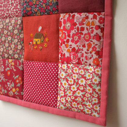 Patchwork Wall Hanging "Autumn Sage"