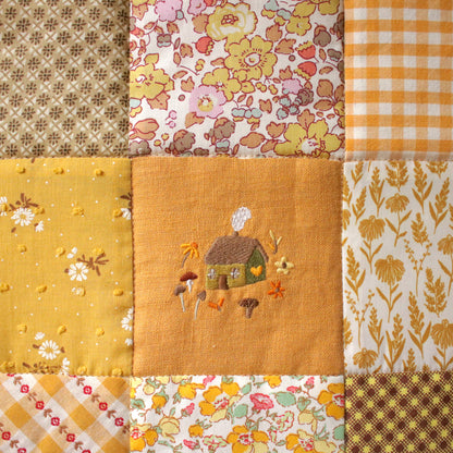 Patchwork Wall Hanging "Sunflower"