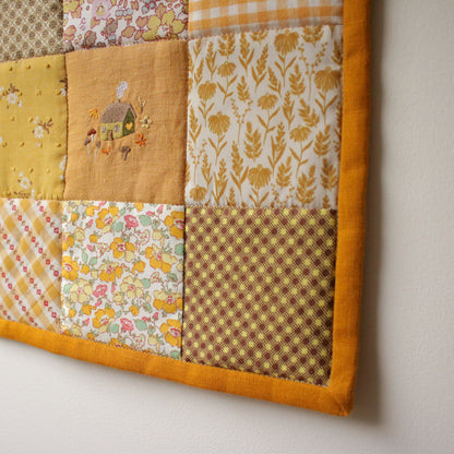 Patchwork Wall Hanging "Sunflower"