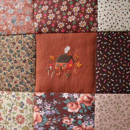 Patchwork Wall Hanging "Dahlia"