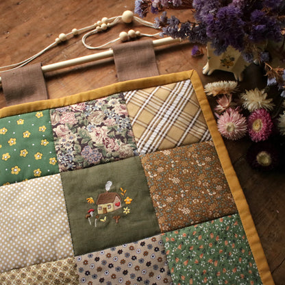 Seconds Patchwork Wall Hanging "Autumn Fern"