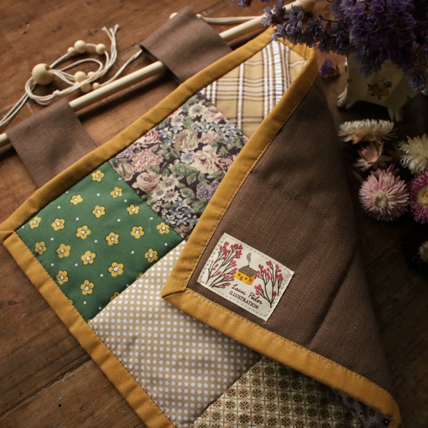 Seconds Patchwork Wall Hanging "Autumn Fern"