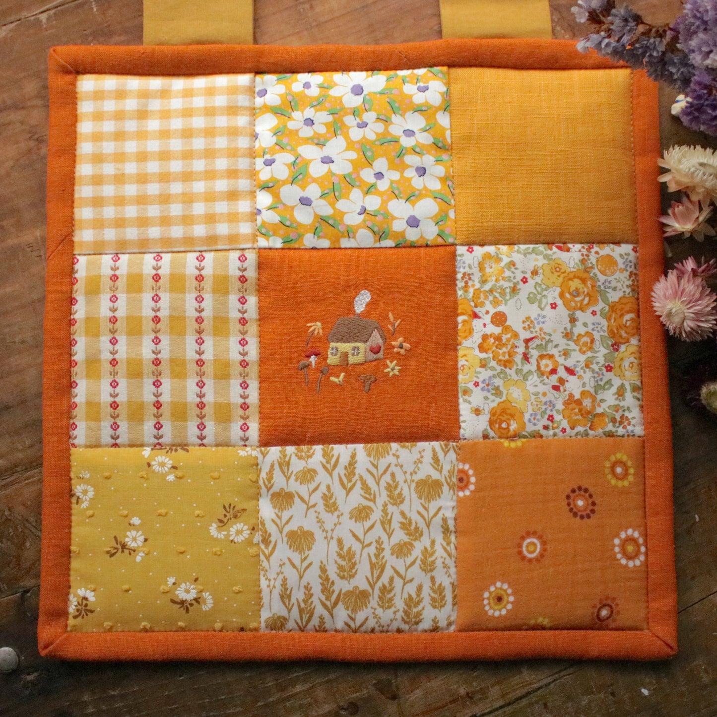 Patchwork Wall Hanging "Marigold"
