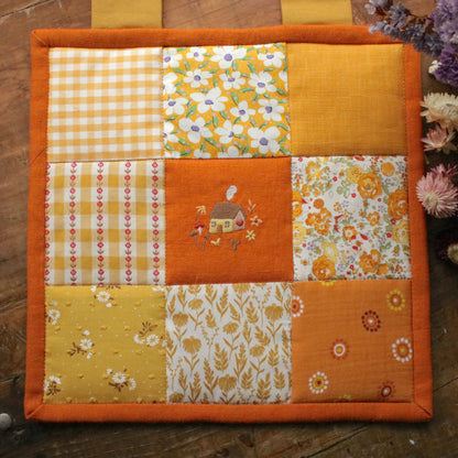 Patchwork Wall Hanging "Marigold"