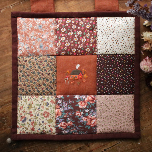 Patchwork Wall Hanging "Dahlia"