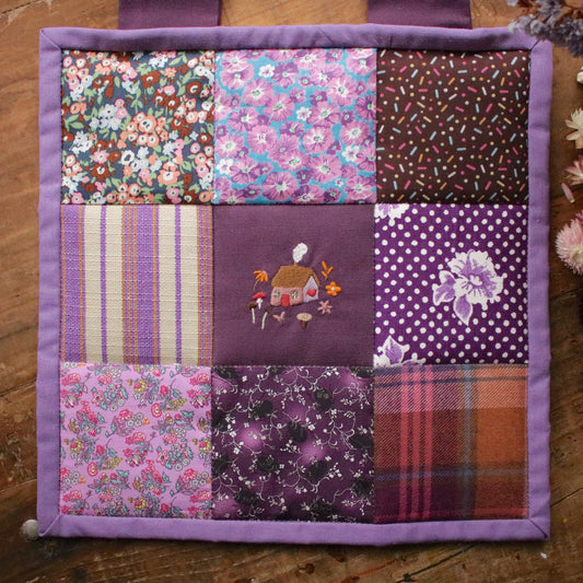 Patchwork Wall Hanging "Aster"