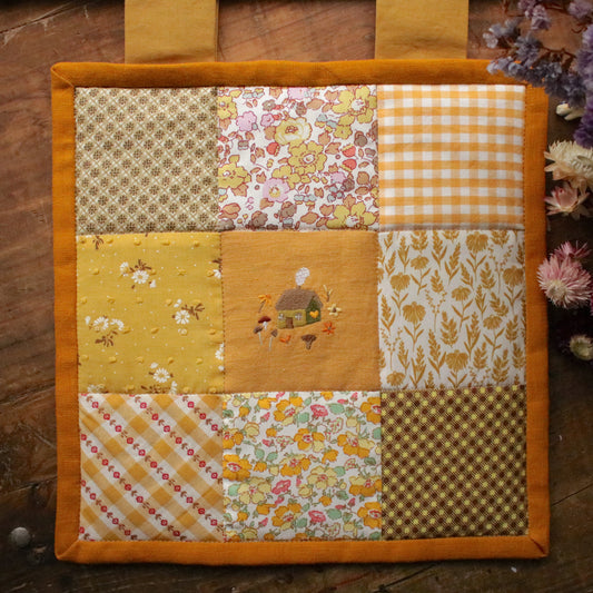Patchwork Wall Hanging "Sunflower"