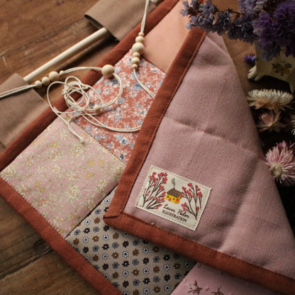 Patchwork Wall Hanging "Oakleaf Hydrangea"