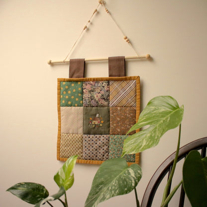 Seconds Patchwork Wall Hanging "Autumn Fern"