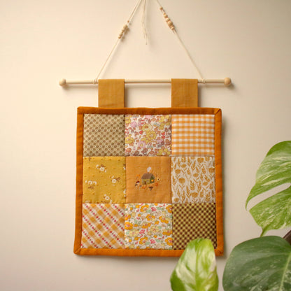 Patchwork Wall Hanging "Sunflower"