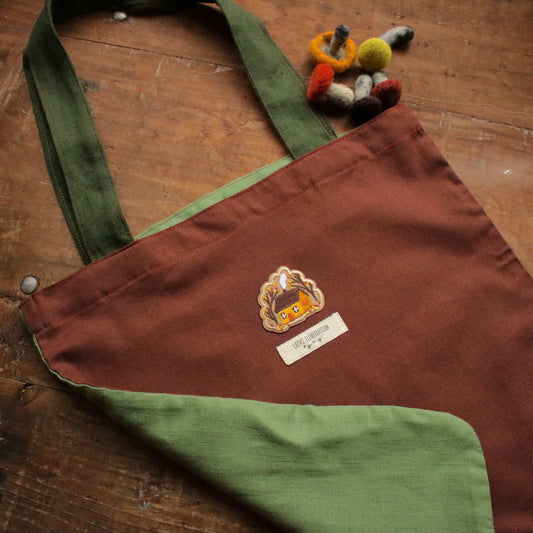 Handmade Linen Tote Bag