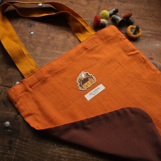 Handmade Linen Tote Bag