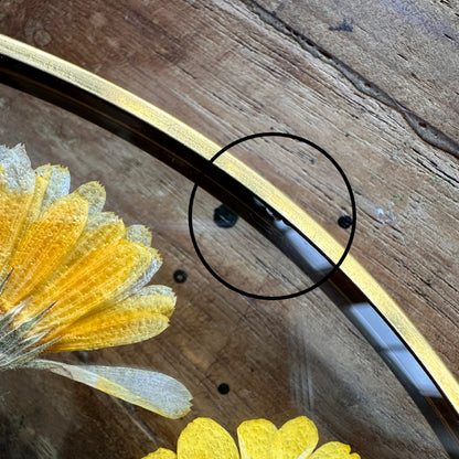 Seconds Pressed flower frame with Autumn's Embrace art print