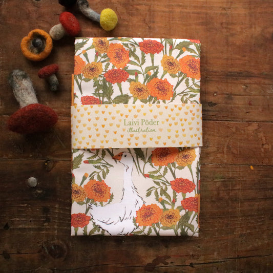 Tea Towel "Goose and Marigold"