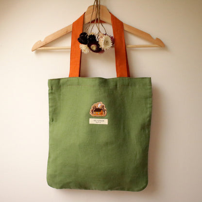 Handmade Linen Tote Bag