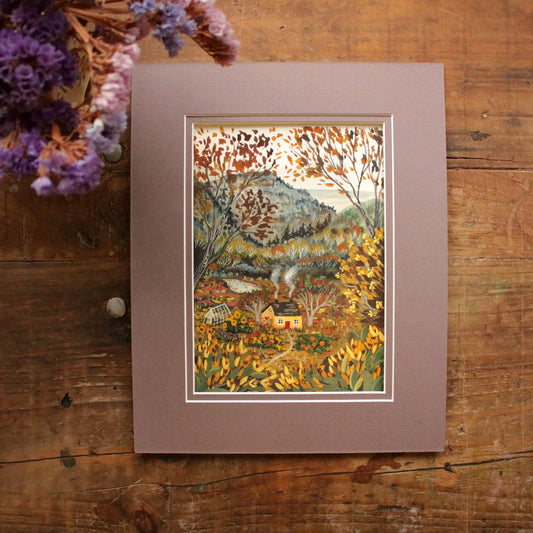 Original painting "Quiet Autumn"