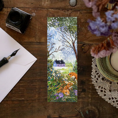 Set of 4 bookmarks "Through the Seasons"