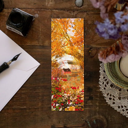 Set of 4 bookmarks "My Favourite Autumn"