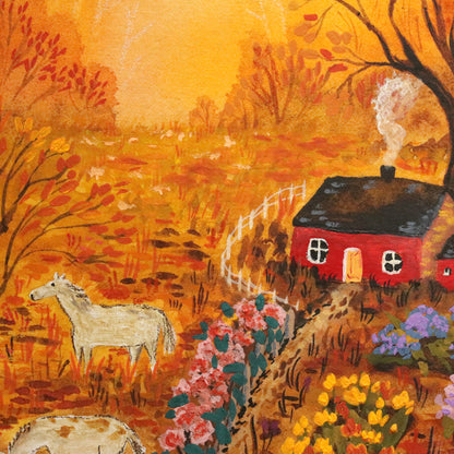 Original painting "Golden October"