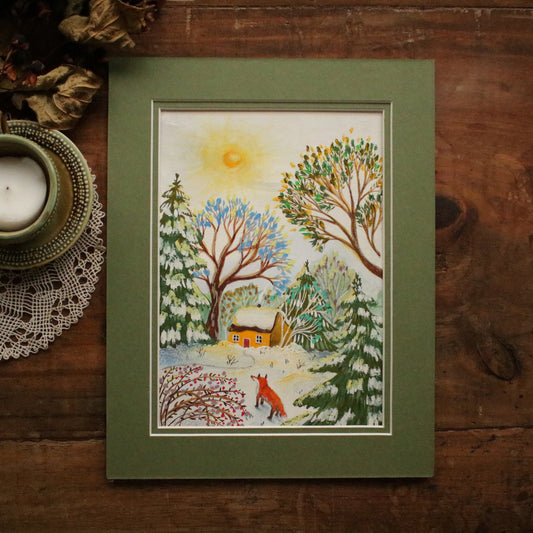 Original painting "Winter Sunshine"
