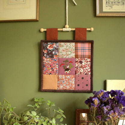 Patchwork Wall Hanging "Asters"
