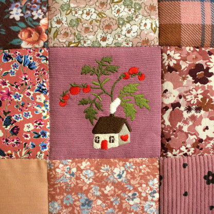 Patchwork Wall Hanging "Asters"