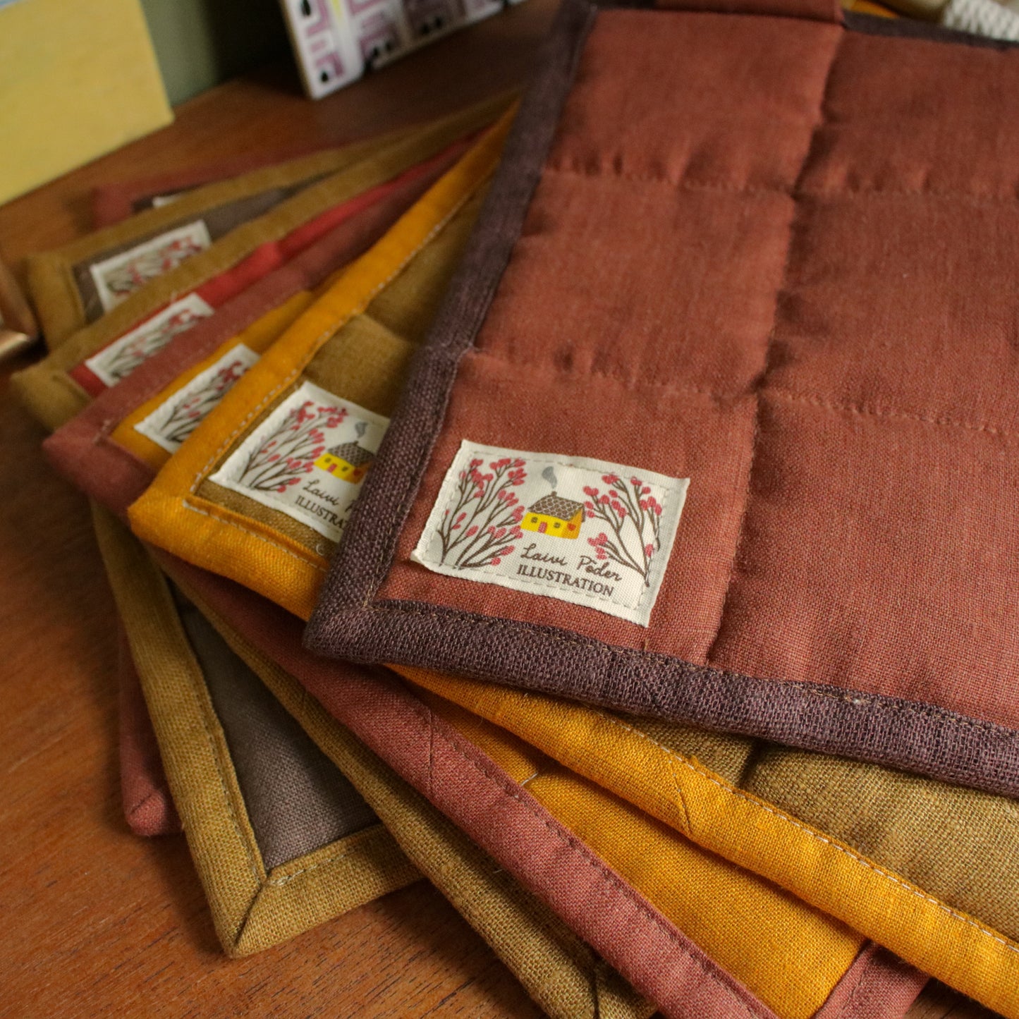 Patchwork Wall Hanging "Asters"