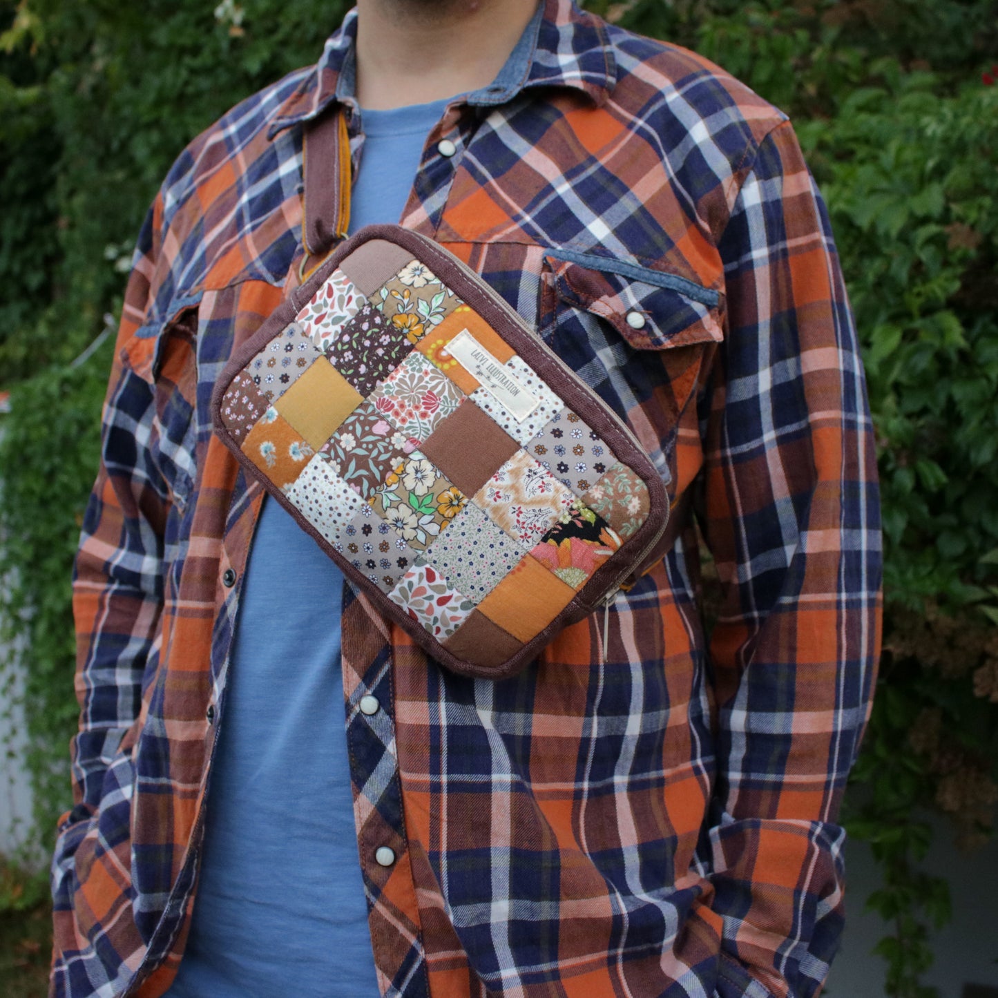 Patchwork Bum Bag "Wild Chestnut"