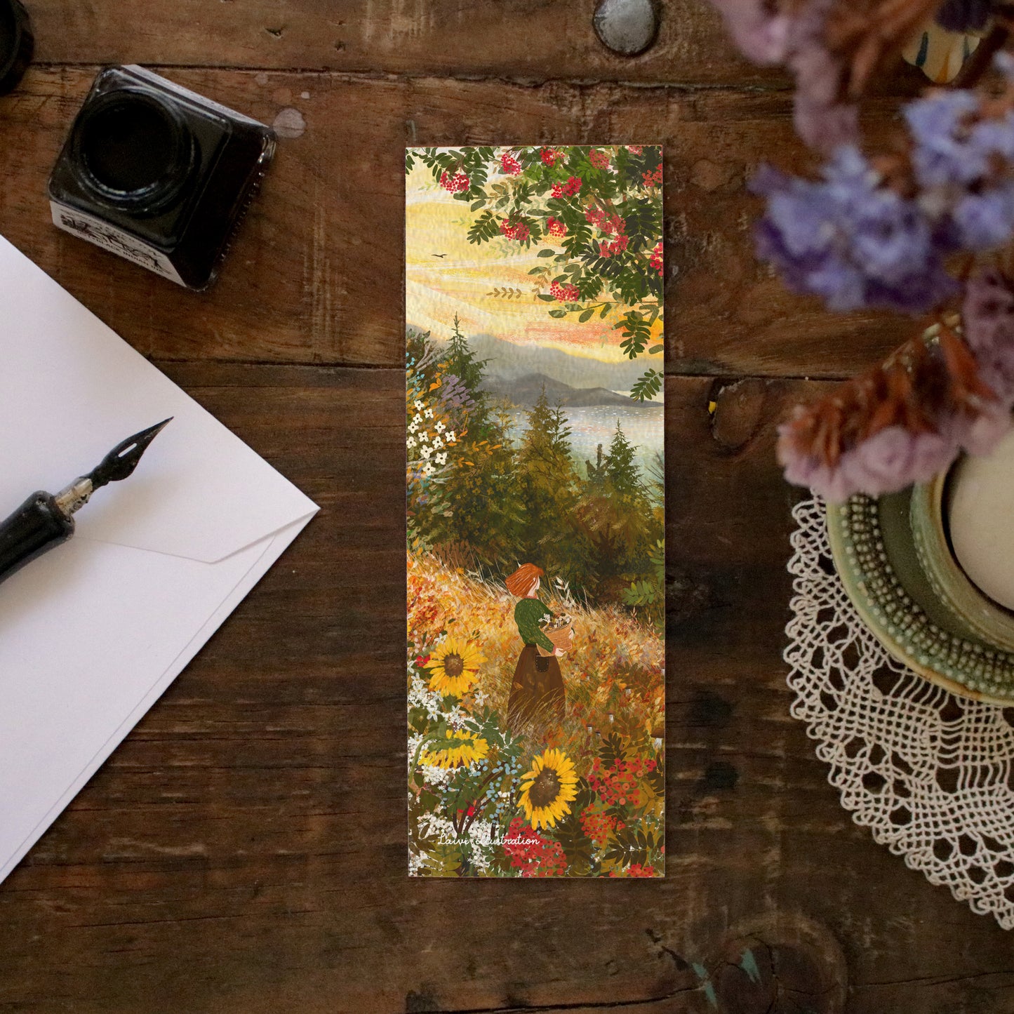 Bookmark "Autumn Views and Foraging"