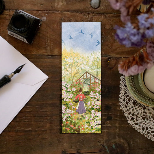 Bookmark "Blooming Spring Garden"