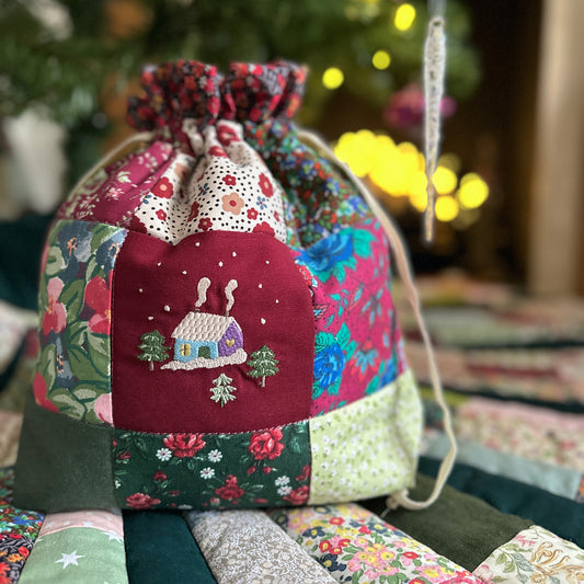 Patchwork Pouch Size M