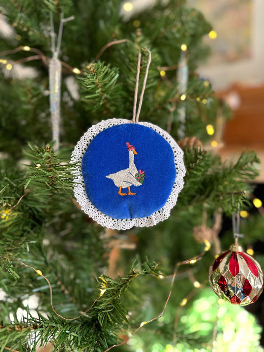Christmas Decoration with an Embroidery