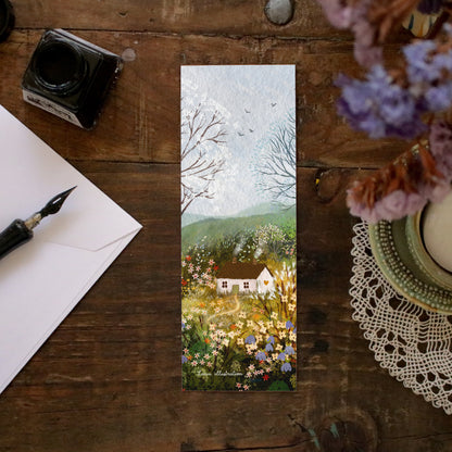 Set of 4 bookmarks "Seasons in my Garden"