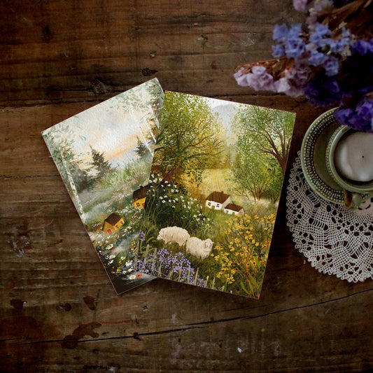 Greeting Card set of 2 "Summer Mist and Haze"