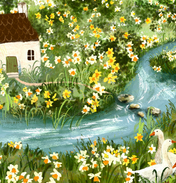 Giclée Fine Art Print "Daffodil Garden"