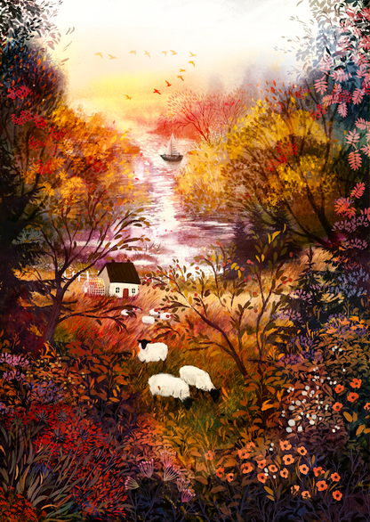 Giclee Fine Art Print  "Quiet Turning of the Seasons"
