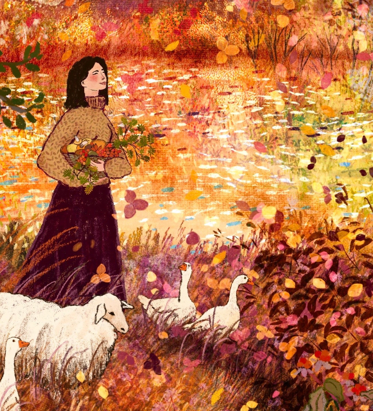 Giclee Fine Art Print  "Sweet Autumn Sun"