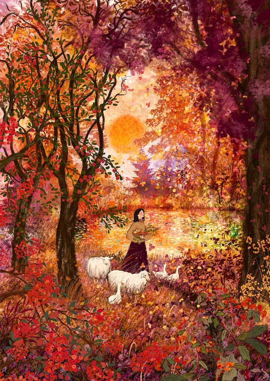 Giclee Fine Art Print  "Sweet Autumn Sun"