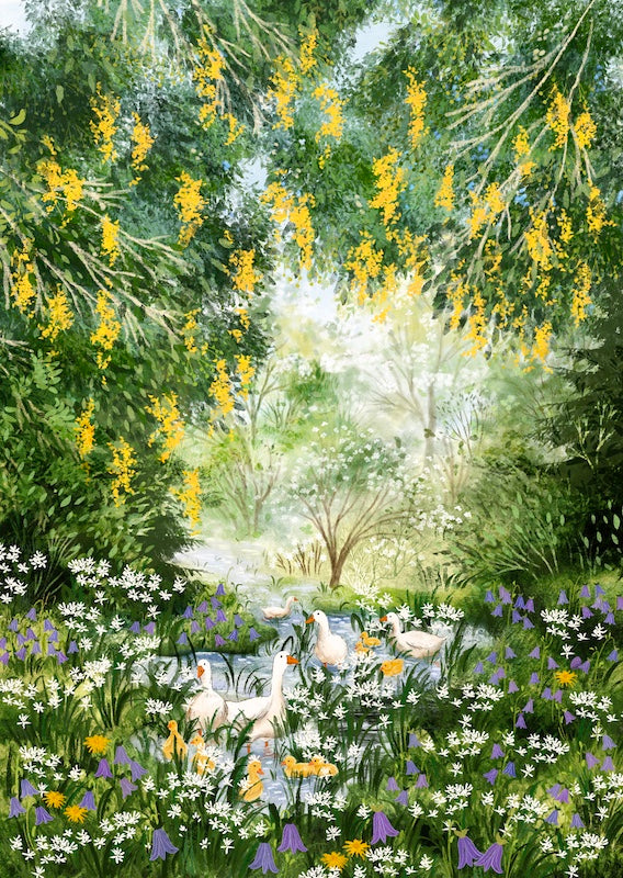 Giclee Fine Art Print "Spring Bath"