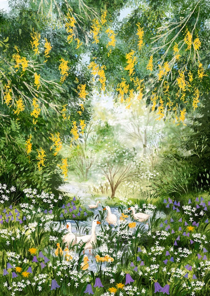 Giclee Fine Art Print "Spring Bath"