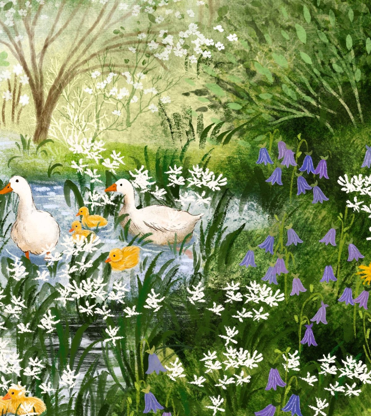 Giclee Fine Art Print "Spring Bath"