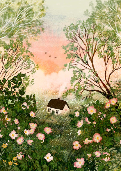 Giclee Fine Art Print "Rosehip in Bloom"