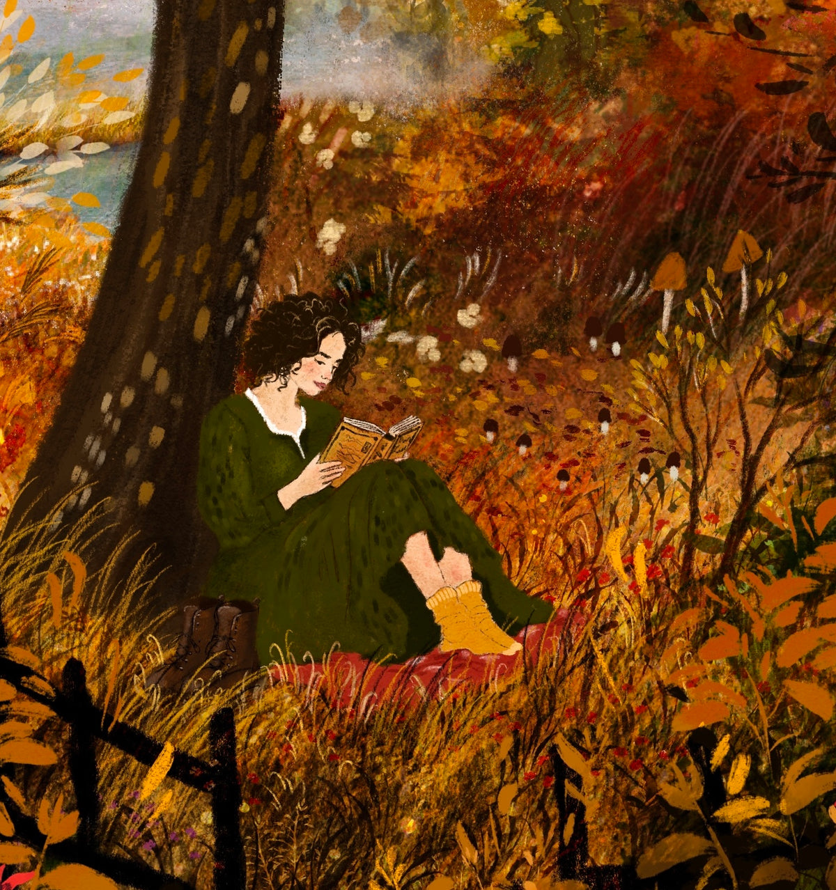 Giclée Fine Art Print "Quiet Reading Nook"