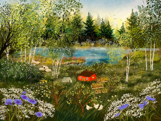 Giclée Fine Art Print "Cottage Garden"