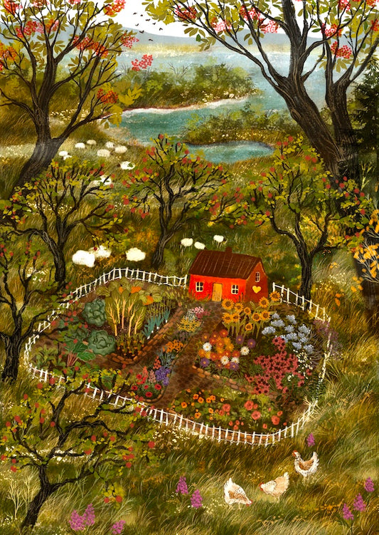Giclee Fine Art Print "End of Summer Garden"