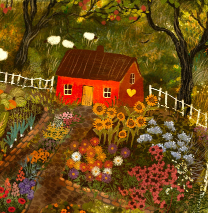 Giclee Fine Art Print "End of Summer Garden"
