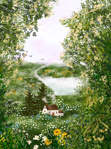 Giclee Fine Art Print "Linden Trees in Bloom"
