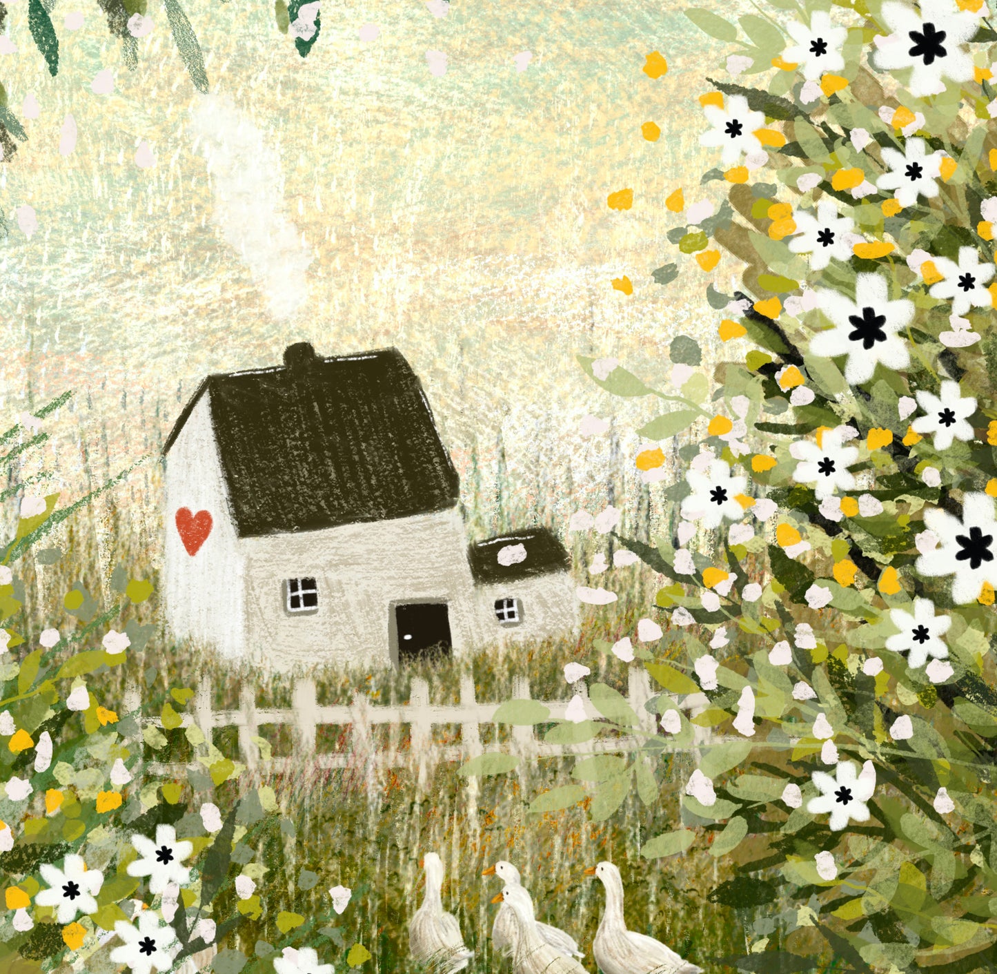 Giclee Fine Art Print "Feathered Friends"